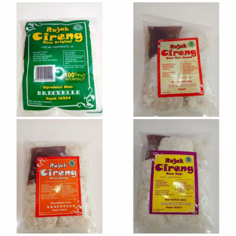 

RUJAK CIRENG BREXCELLE ENAK FROZEN FOOD SURABAYA MURAH