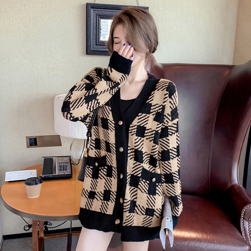 KARAKOREA 6338 Oversized Knit Premium Cardigan/Korean Women Cardigan/Kardi Rajut