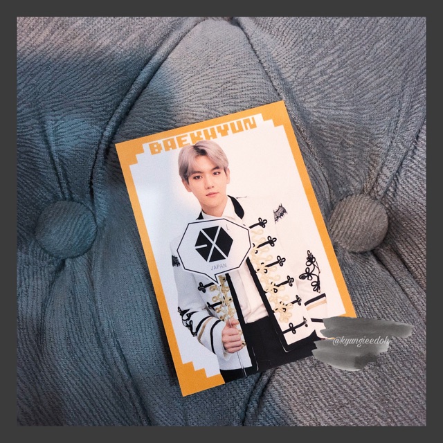 RARE PHOTOCARD JAPAN ADVENTURE  EXO BAEKHYUN