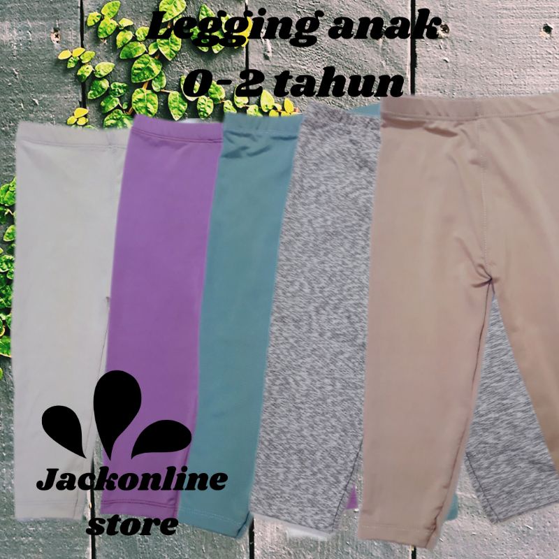 Legging anak polos  0  - 2 tahun / legging bayi / legging anak