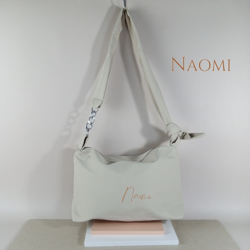 NAOMI - Jordan Sling Bag 4 Colours - Tas import Wanita Hand Bag Wanita Fashion Bag - tote bag - canvas bag - simple bag - tas katun - tas cotton - tas kain - naomi bag