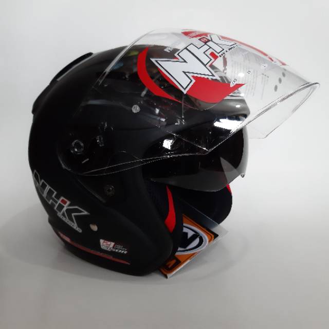 Helm NHK R1 HITAM DOF