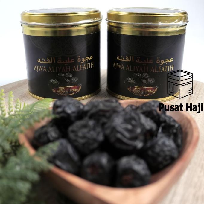 

+++++] Kurma Ajwa KALENG 500GR Ajwa Madinah Kurma Nabi Kemasan Exclusive