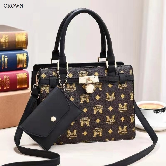 ZC 6542 RISCE TAS 2IN1 HAND BAG IMPORT WANITA CEWEK PEREMPUAN JAKARTA BATAM