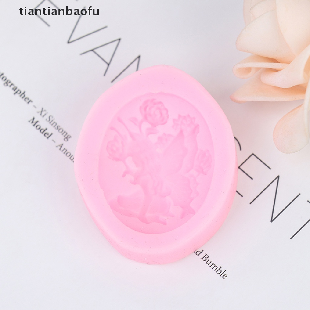 [tiantianbaofu] Fairy Silicone Mold Cake Decor Tools Cookie Baking Candy Chocolate Soap Mold Boutique