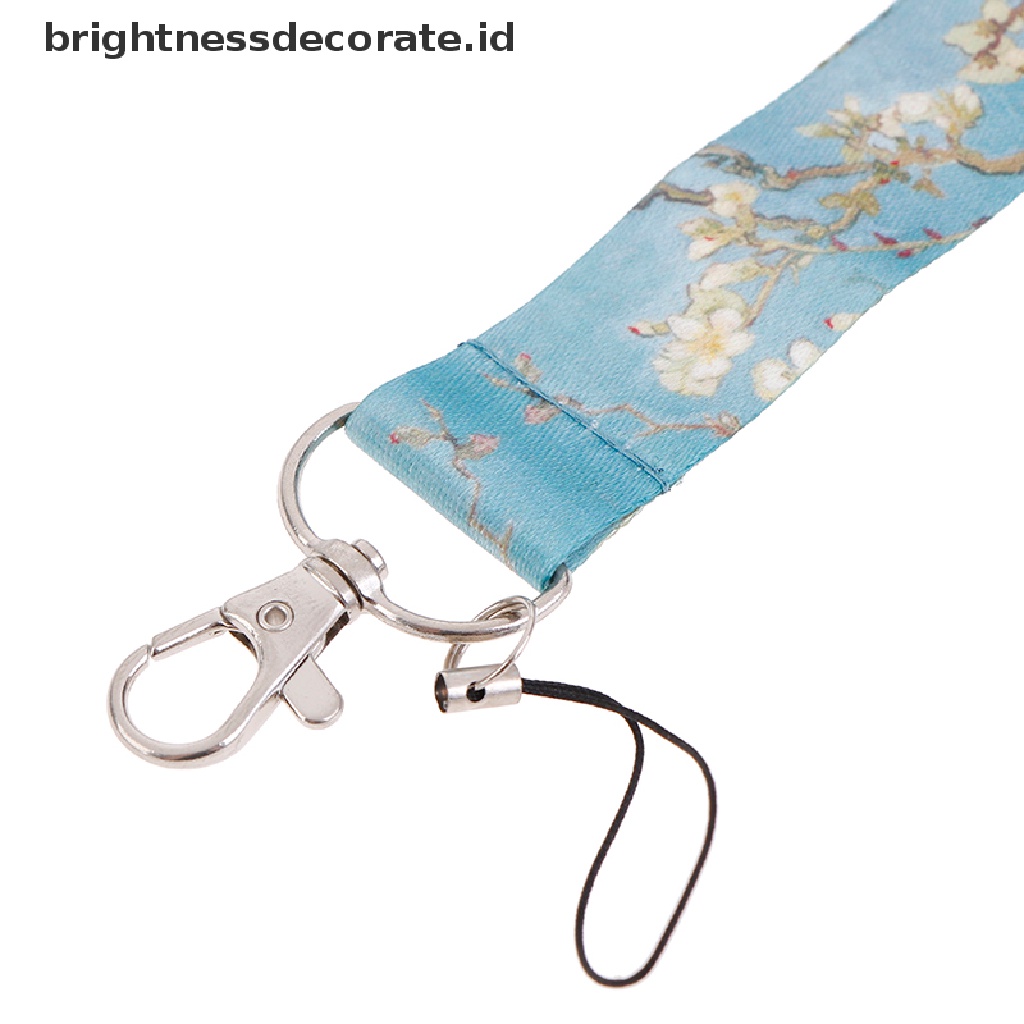 1 Pc Tali Lanyard Lencana Pemegang Kartu ID Ponsel Pass