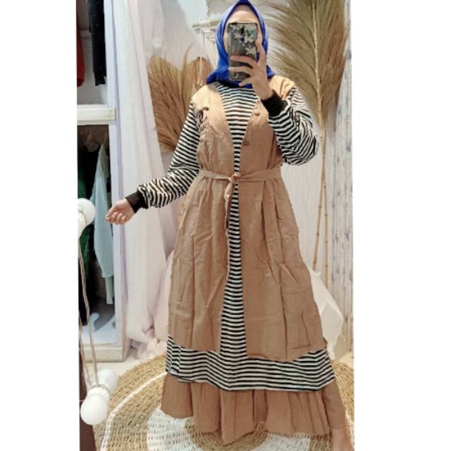 Setelan rok tunik SHR ori