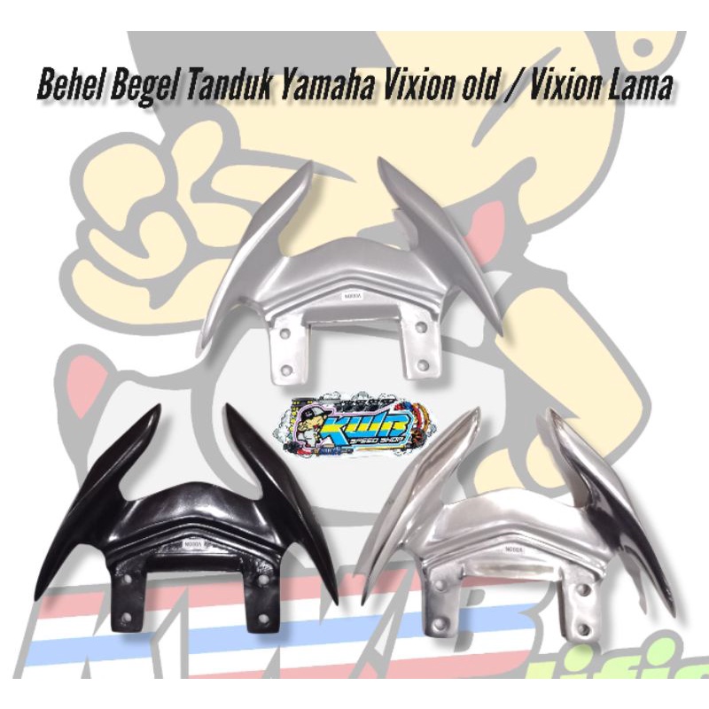 Behel tanduk VIXION old lama Behel sabit vixion new NVA NVL  model R15/begel tanduk vixion NVA NVL new Behel tanduk vixion old, begel variasi vixion old BEHEL TANDUK VIXION OLD BEGEL BEHEL PLANGER PEGANGAN JOK BELAKANG YAMAHA VIXION OLD MOEL R15