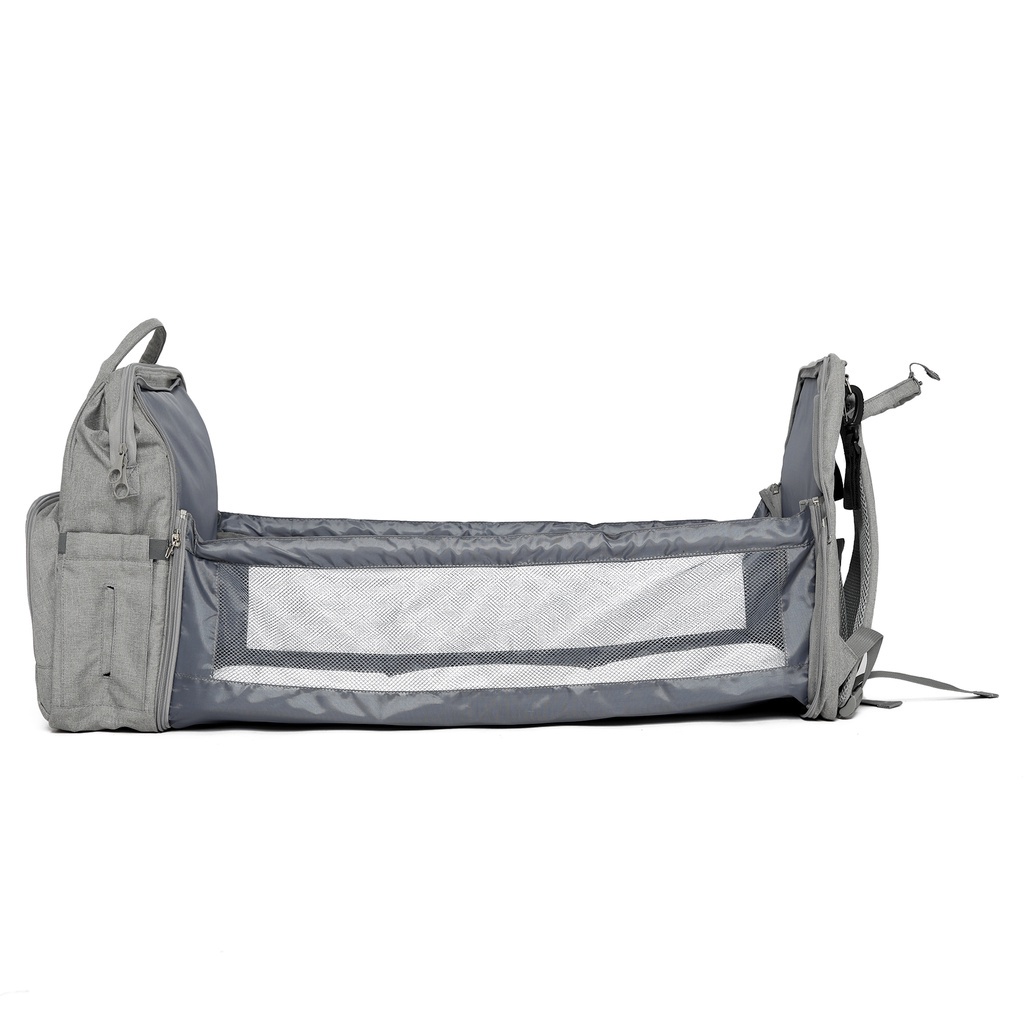 Freckles 3in1 Super Bag Flying Grey Tas bayi dengan Tempat tidur lipat