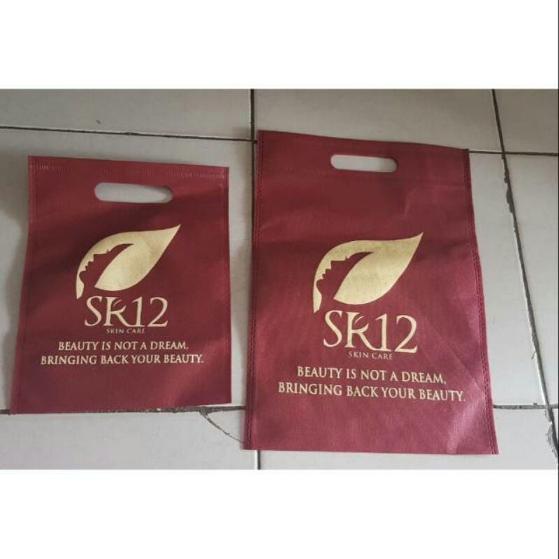 Spunbon SR12 GROSIR Tas SR12 Skincare Pouch SR12 Plastik SR12 Tebal