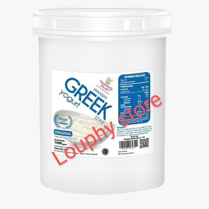 

BAYAR COD GREEK YOGURT HEAVENLY BLUSH PLAIN 1 Liter
