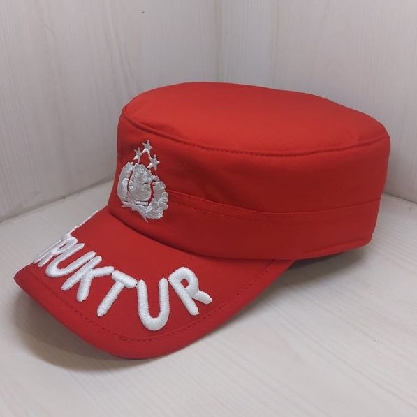 Topi Komando Bintara Merah Instruktur