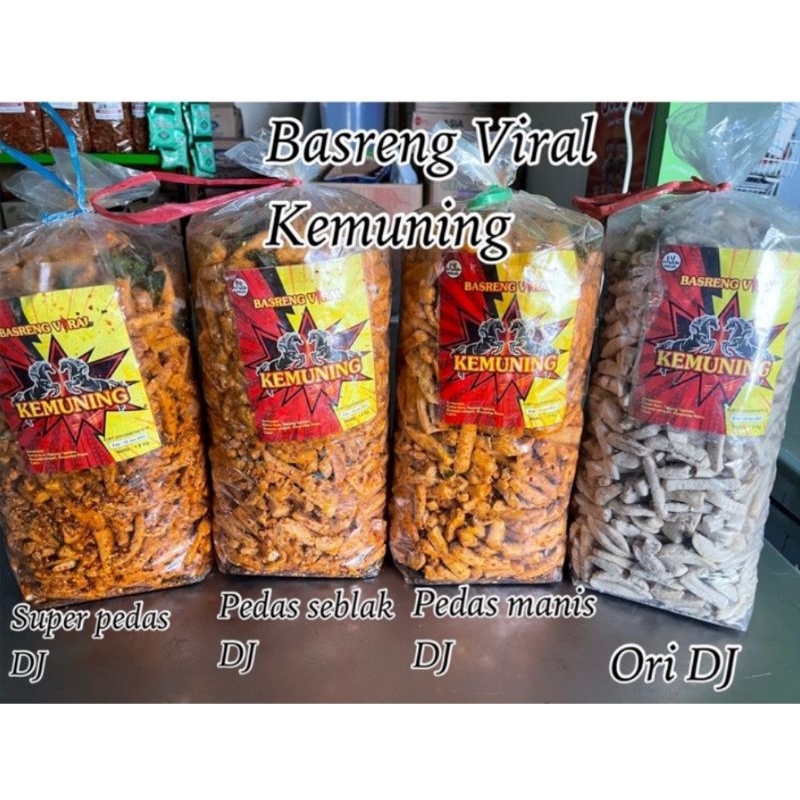 Basreng Ori 1 BALL isi 1.8kg / Bakso Goreng Original Asin Jeruk Purut 1 bal/ Baso Goreng / Bas reng / Grosir Besar Kalimantan-1