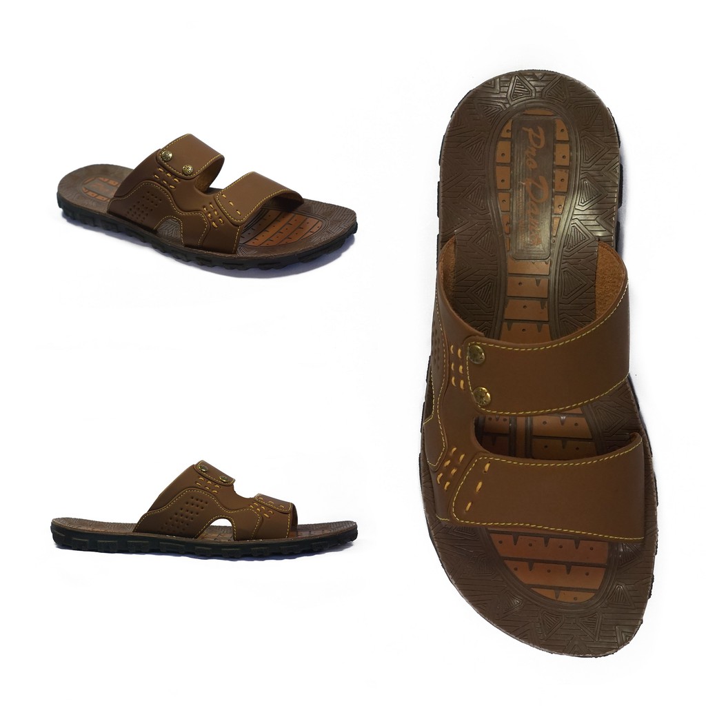 HQo Sandal Pria Terbaru / Sandal Pria Casual / Sandal Pria Kulit / Sandal Pria Murah / JONI