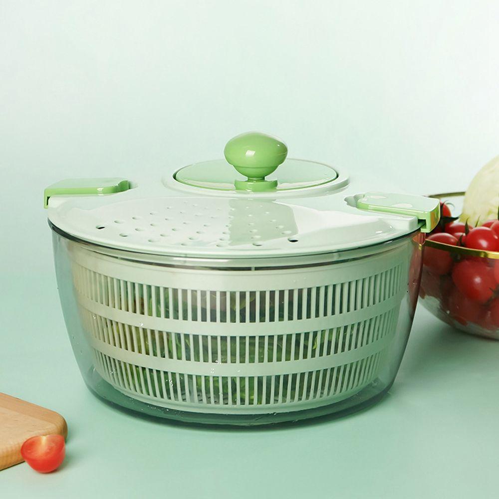 Rebuy Salad Spinner Kapasitas Besar Shake Greens Washer Cuci Rumah Tangga Sayuran Buah Salad Dehydrator