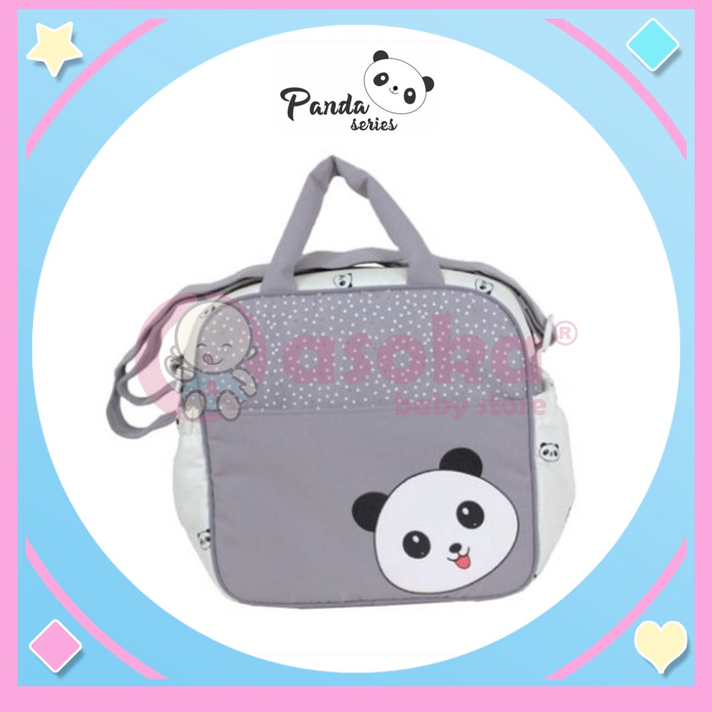 Omiland Tas Bayi Medium Saku Print Panda Series OBT4311 ASOKA