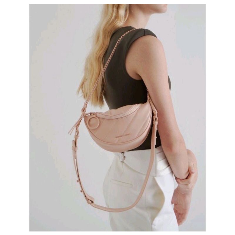 Charles & Keith Baguette Bag ORIGINAL 100%