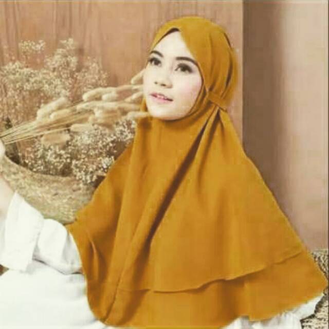 Jilbab Instant Bergo Diamond Mariyam 2 layer