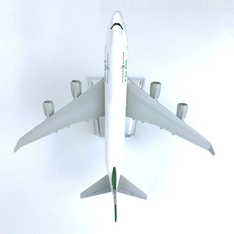 Miniatur Diecast Pesawat Terbang Boeing 747 B747 Bahan Metal Eva Untuk Hadiah