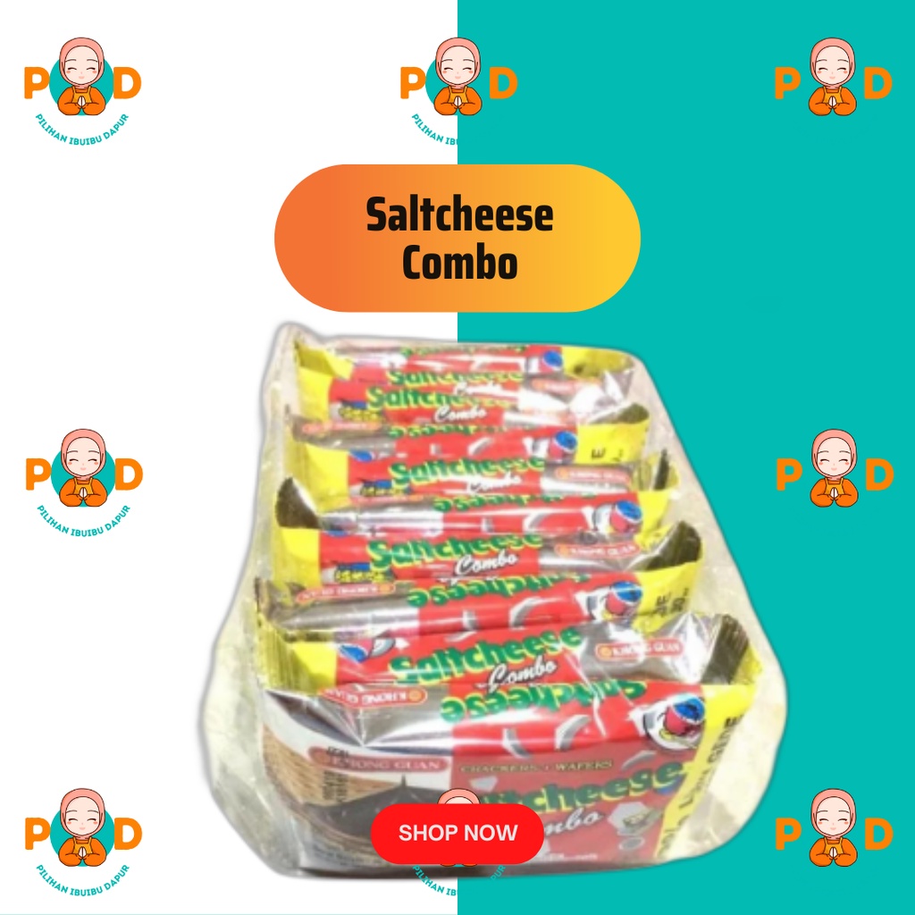 

Cemilan KHONG GUAN Saltcheese Combo 10pcs x 20gr