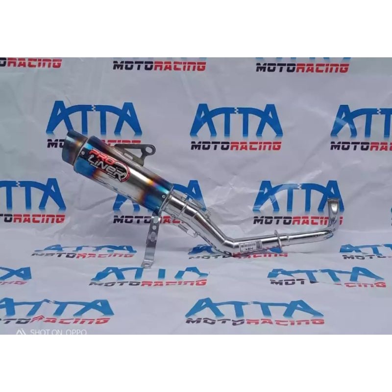 Knalpot Racing Proliner Blumoon Honda beat Fi