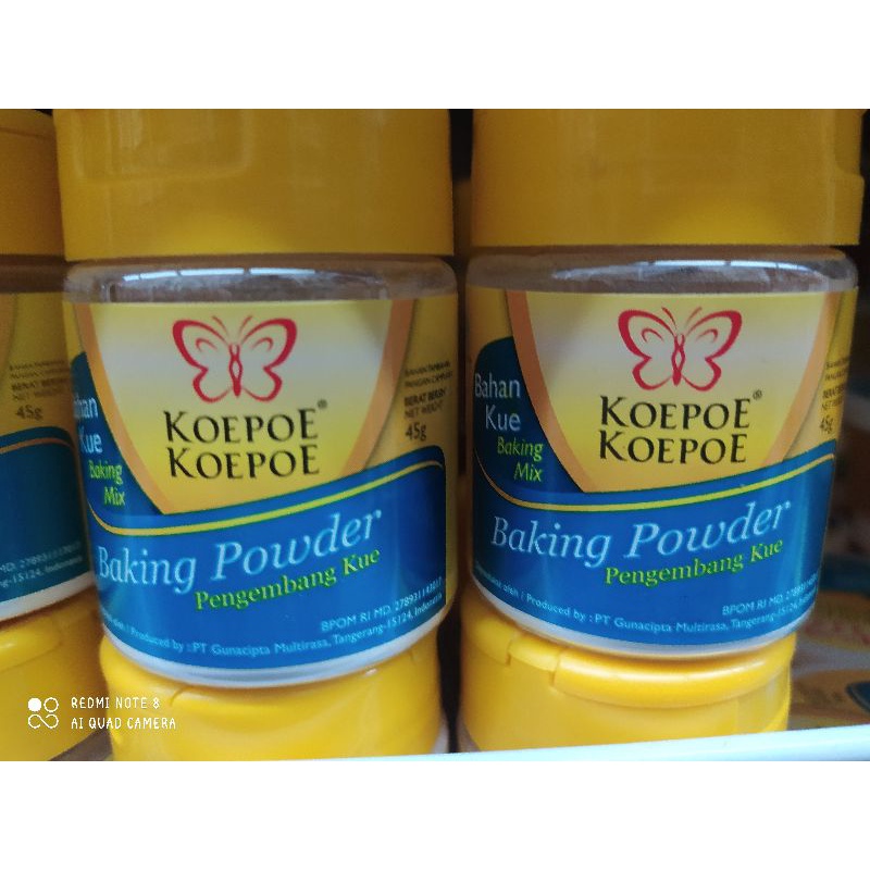 

Koepoe Koepoe Baking Powder 45 gram