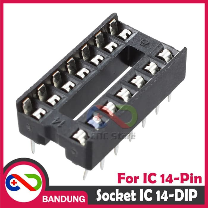 SOCKET SOKET IC DIP-14 DIP14 14P 14 NARROW