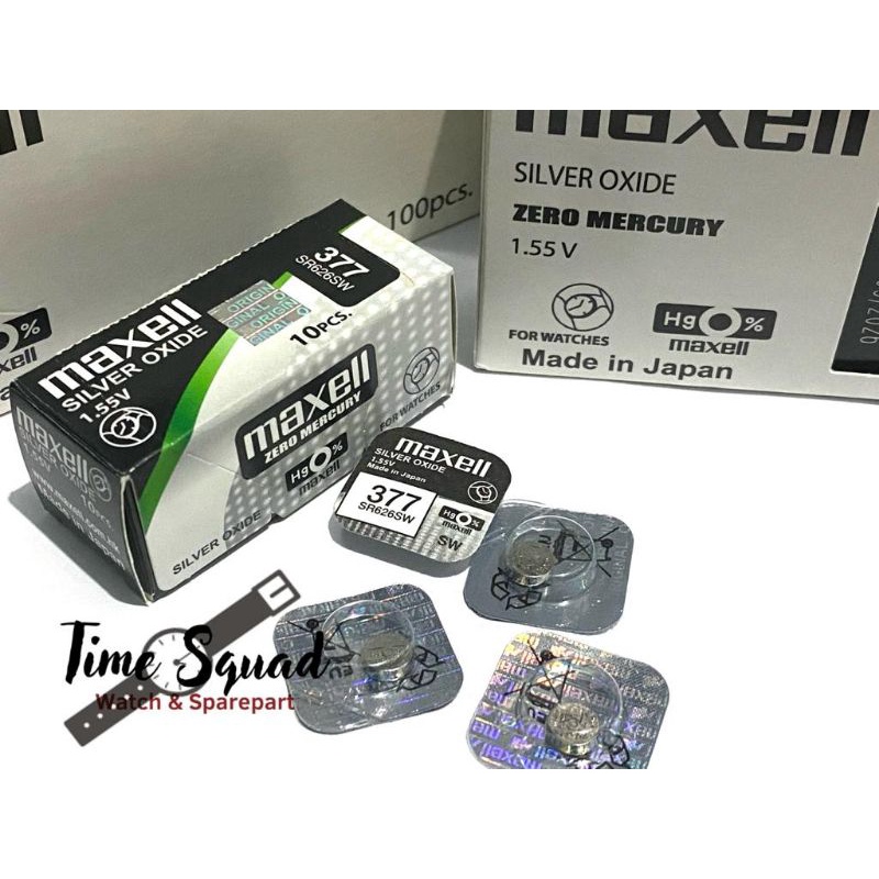BATERAI MAXELL 377 SR626SW BATERAI MAXELL 377 MAXELL 626 ORIGINAL