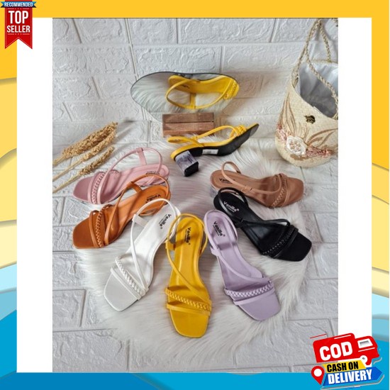 Hils Wanita Mika Kaca Hils Heels Cantik Murah Casual Import Ak 3 Mo803 Abbushoes Hs 94 High Heels He