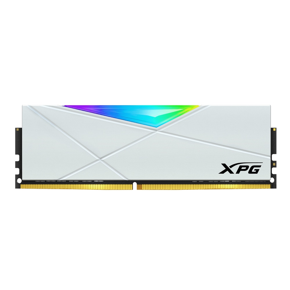 RAM XPG SPECTRIX D50 RGB 8GB 3200 WHITE - ddr4 pc 3200mhz adata single