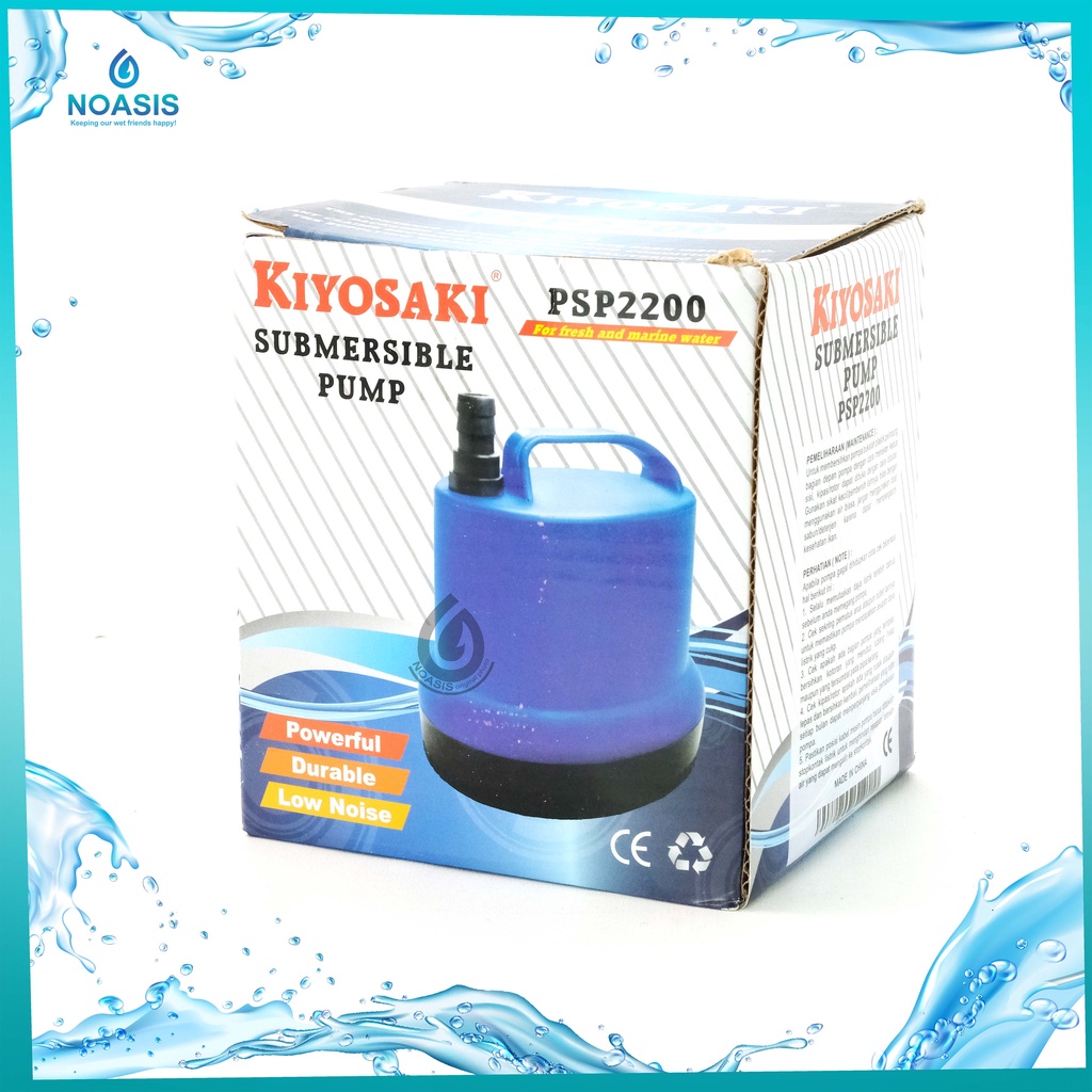 POMPA AIR CELUP POWER HEAD AQUARIUM KIYOSAKI PSP 2200 SUBMERSIBLE PUMP