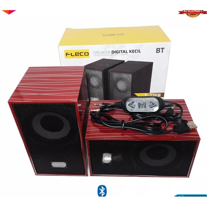 Speaker Laptop dan Komputer FLECO F-236 BT/Speaker HP Bluetooth Fleco