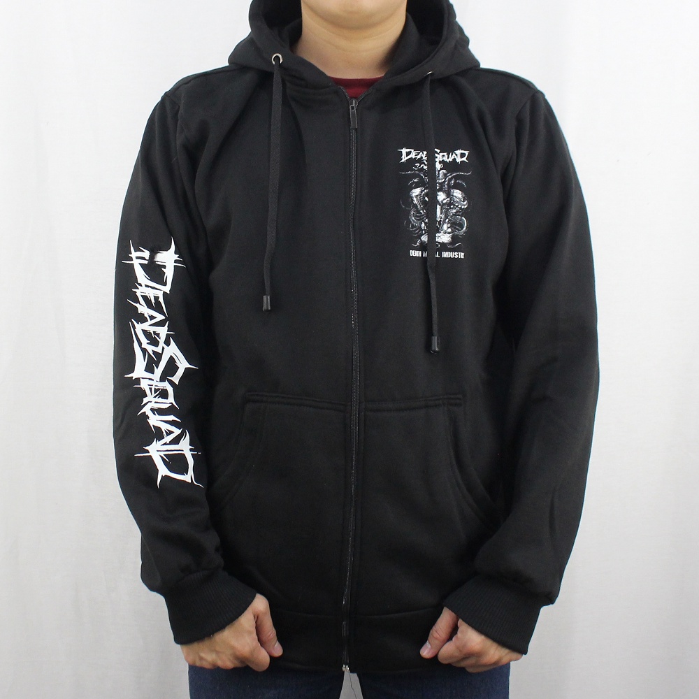 JAKET HOODIE MUSIK DEADSQUAD 06 M L XL XXL - JAKET DEADSQUAD HEAVY METAL - JAKET UNDERGROUND DEADSQUAD