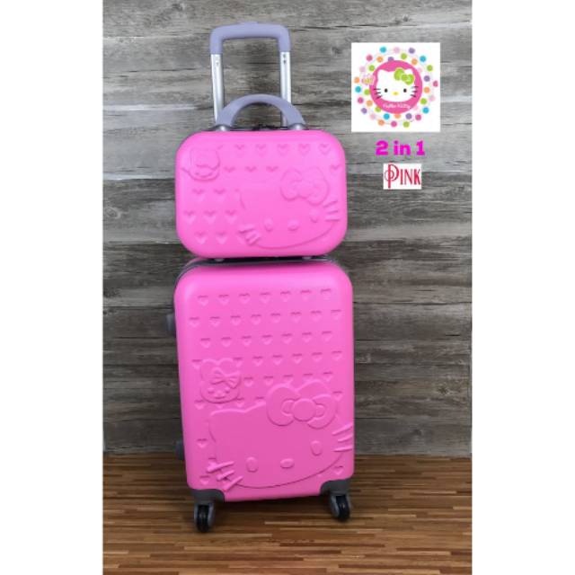 TAS KOPER HELLOKITTY 4RODA 2IN1/VN/TAS KOPER HELLOKITTY 4RODA 2IN1 BEST SELLER