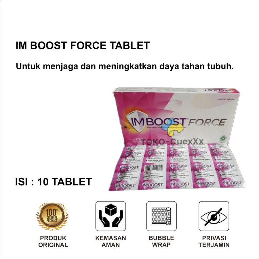 TERLARIS!!! Hot Produk Imboost Force Caplet 1strip Isi 10Tablet Berkualitas