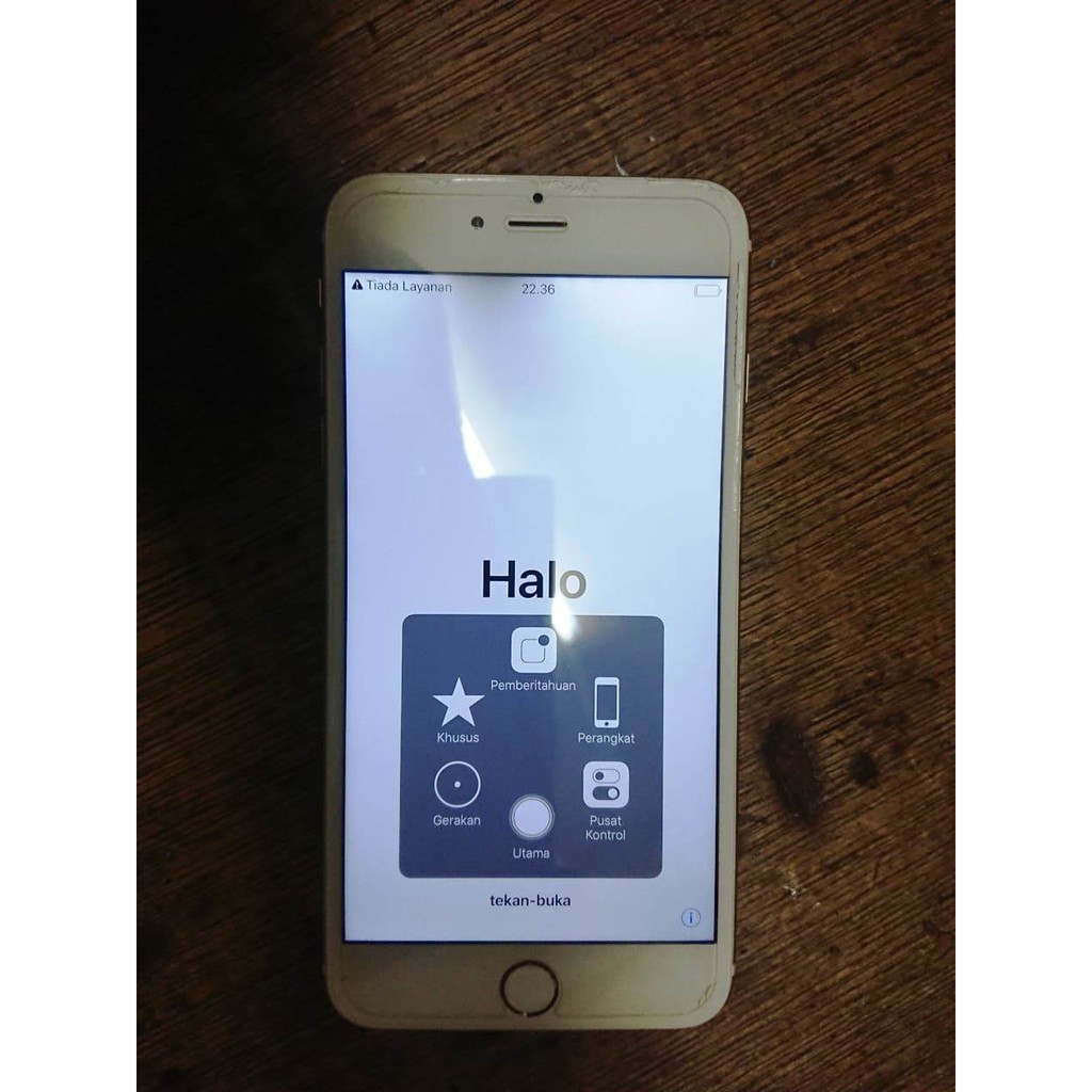 IPHONE 6 PLUS 64GB GOLD BYPASS MINUS (anggap jual mesin lainya bonus)