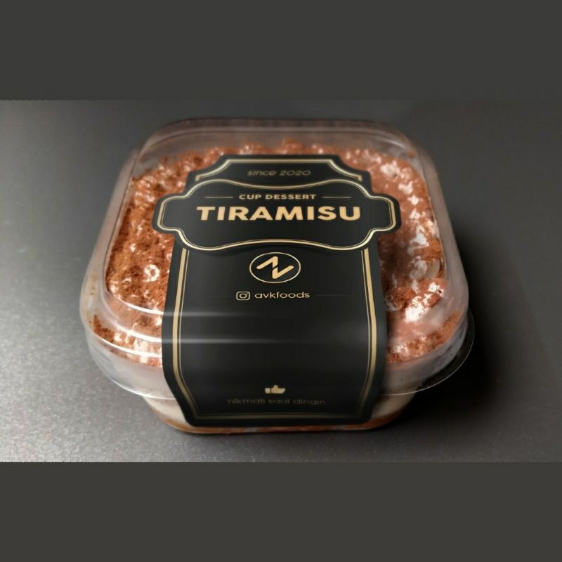 

Tiramisu Dessert tiramisu dessert cup 140gram