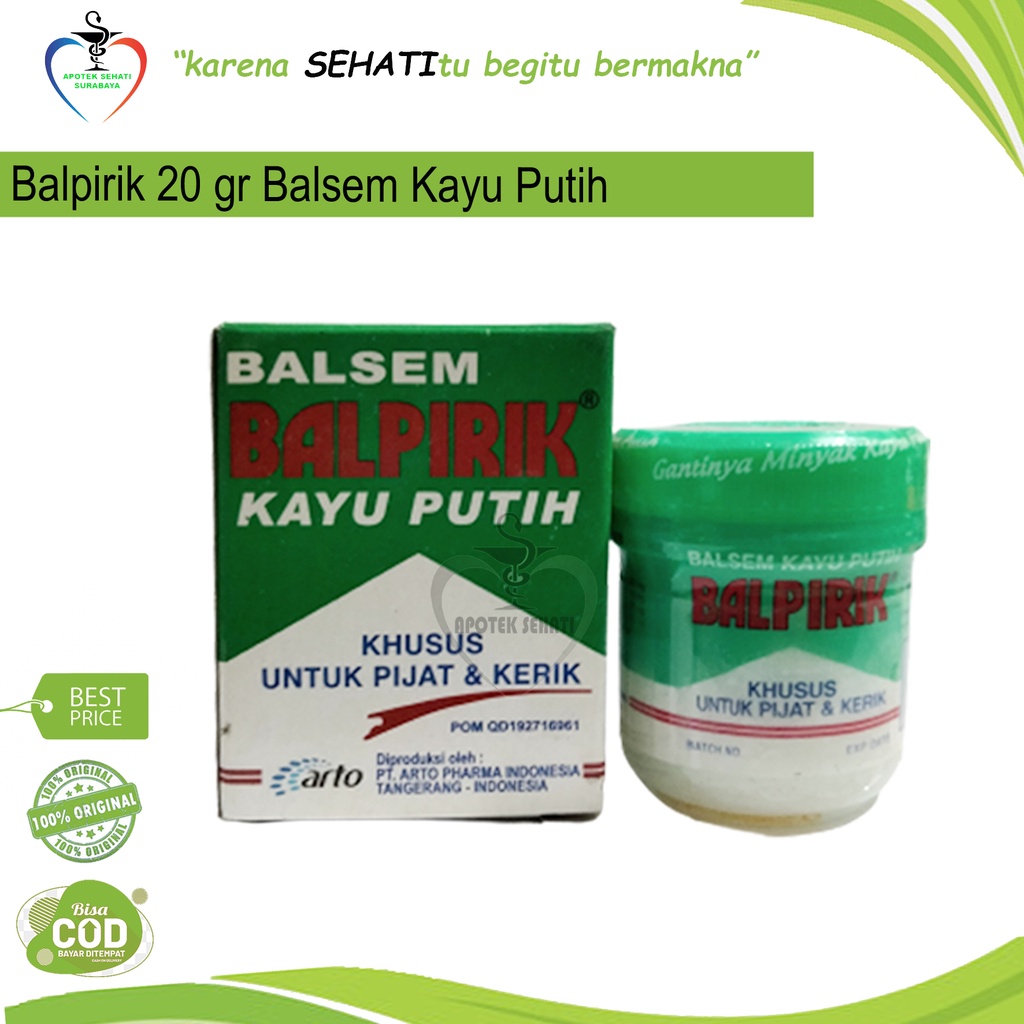 BALPIRIK MERAH EKSTRA KUAT 20GR BALSEM PANAS HOT OBAT GOSOK PIJAT