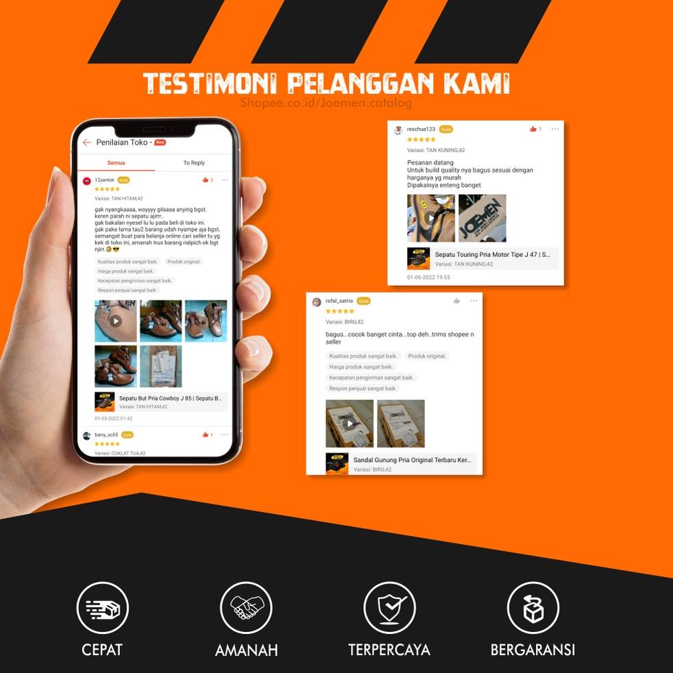 P9W0 Sepatu Casual Pria Slip on Original Import Tanpa Tali J 54 | Sepatu Selop Pria | Sepatu Slop Co