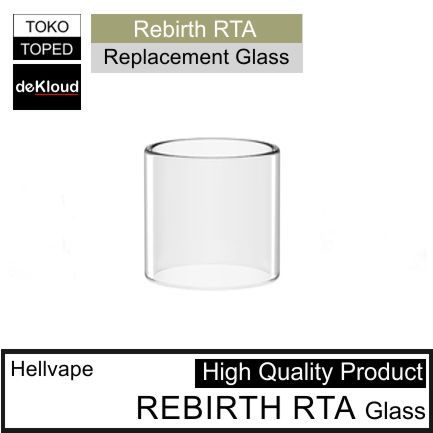 REBIRTH RTA Replacement Glass | 25mm | tube kaca gelas tabung pyrex