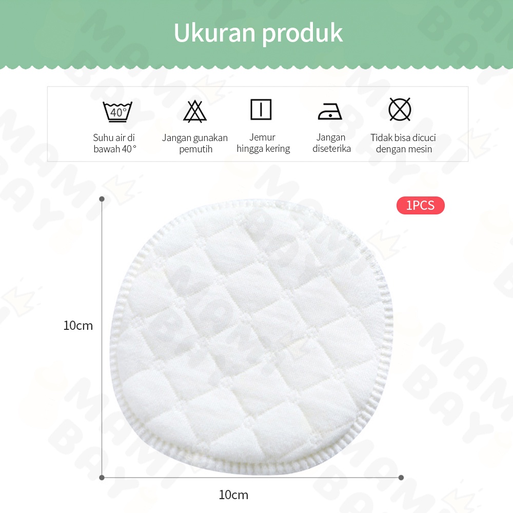 OKEYI Penyerap asi lembut menyusui cuci ulang breast pad washable