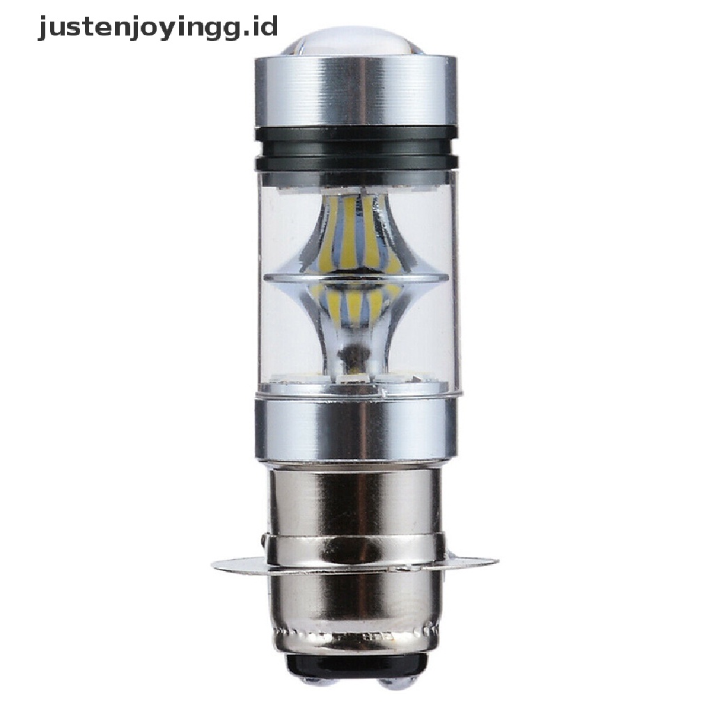 // justenjoyingg.id // BA20D H6 2323 20SMD LED 100W Motorcycle Fog DRL Brake Parking Light Lamp Bulb ~