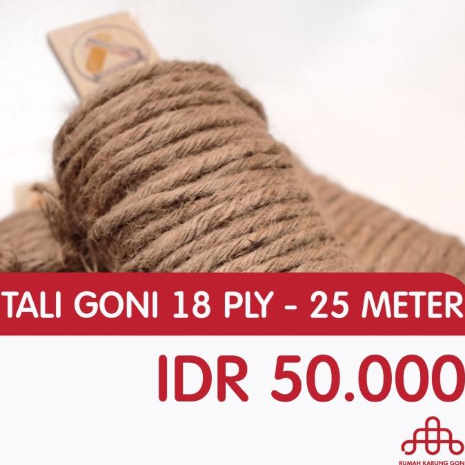 

[COD] Tali Goni Besar 25 Meter - Tali Rami - Jute Rope