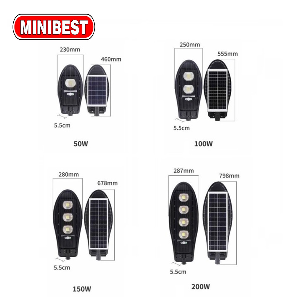 [MB] Lampu jalan cobra / pju cobra solar cell /pju tenaga matahari 50w