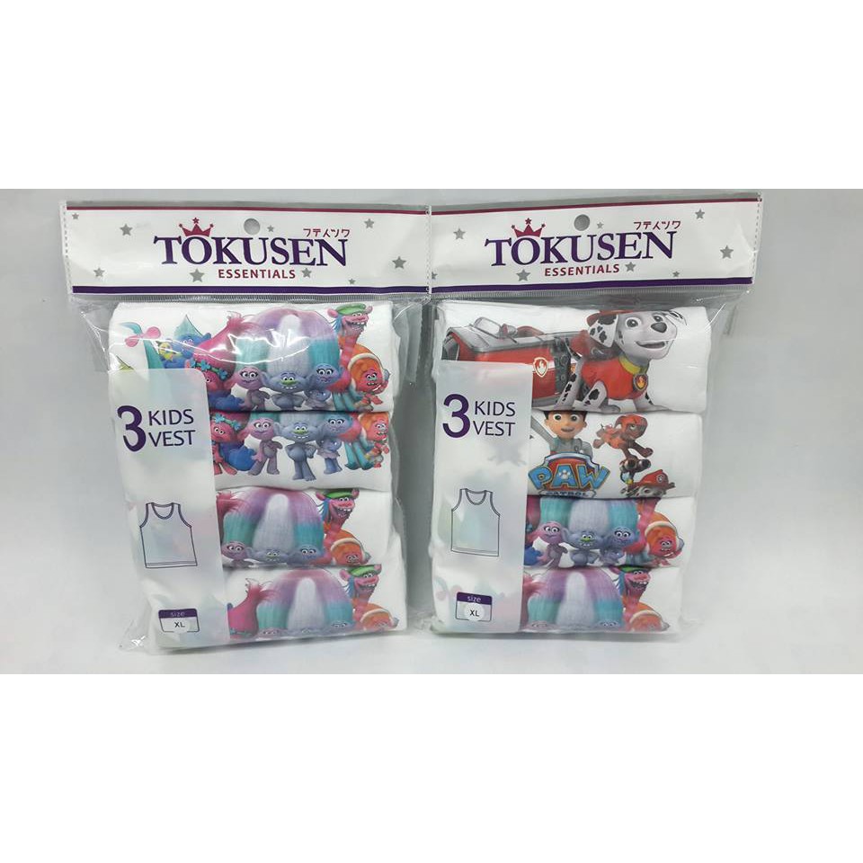 SINGLET TROLLS / SINGLET KARAKTER ANAK / SINGLET TOKUSEN