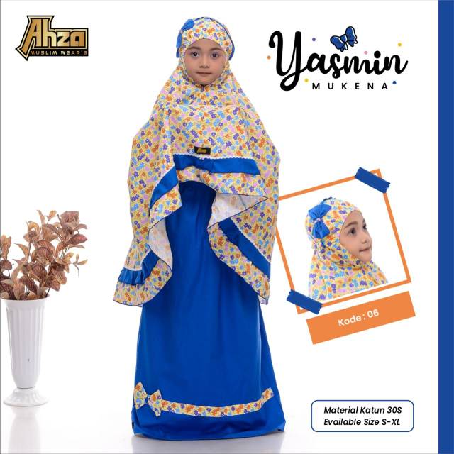 MUKENA ANAK 5-7 tahun / MUKENA YASMIN AHZA COLLECTION / MUSLIM ANAK