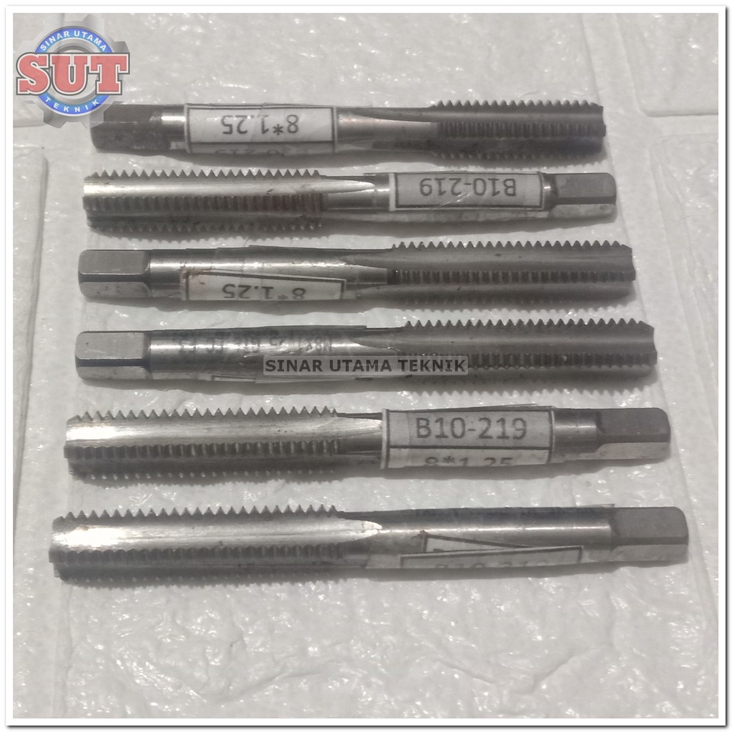 Hand Tap M8x1.25 TANOI JAPAN Tap M8 Hand tap M8 Tap bekas