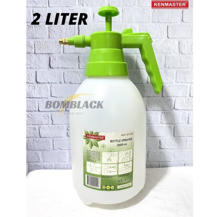 RUMAH TANGGA TAMAN KENMASTER BOTOL SPRAY 2 LITER POMPA SEMPROTAN AIR 2000 ML TANAMAN