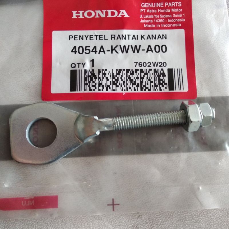 penyetel setelan rantai roda 4054A-KWW-A00 Honda Revo 110 Blade 110