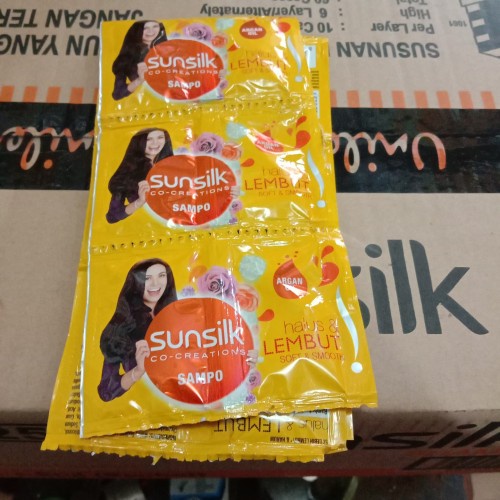 Shampo Sunsilk/ shampo Sunsilk sachet 10ml - Kuning